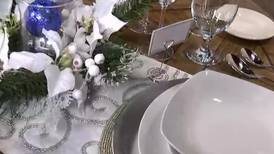 Learning how to set a formal dinner table