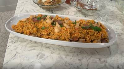 Celebrating Fat Tuesday with jambalaya