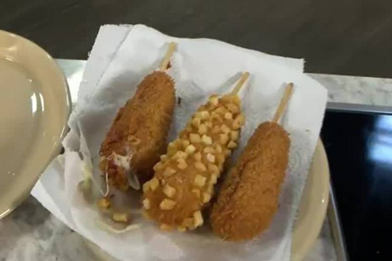 Celebrating National ‘Something on a Stick’ Day with Korean corndogs