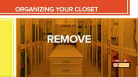 Five steps to organizing your closet