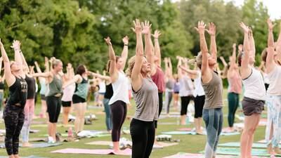 Yoga in the Park open to all levels through the beginning of fall