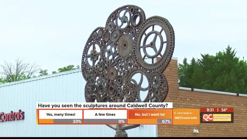Can you name the ‘sculpture capitol’ of North Carolina?