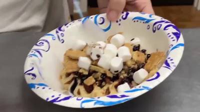 Trying something sweet at the Wicked Waffles Company