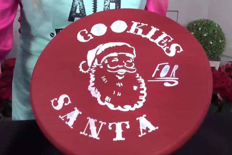 Making Christmas trays for Santa’s big day