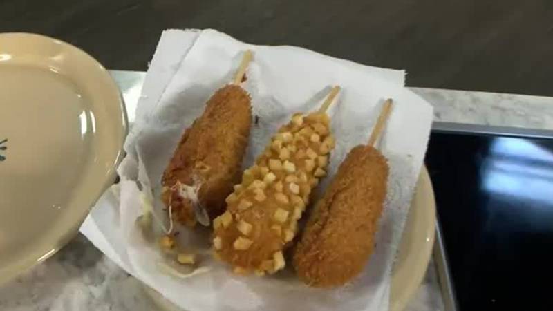Celebrating National ‘Something on a Stick’ Day with Korean corndogs